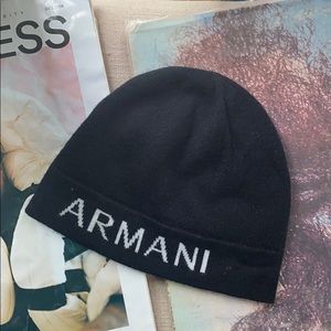 Armani beanie.